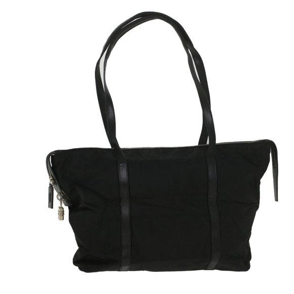 PRADA Tote Bag Nylon Black Auth bs9018 - Picture 1 of 16